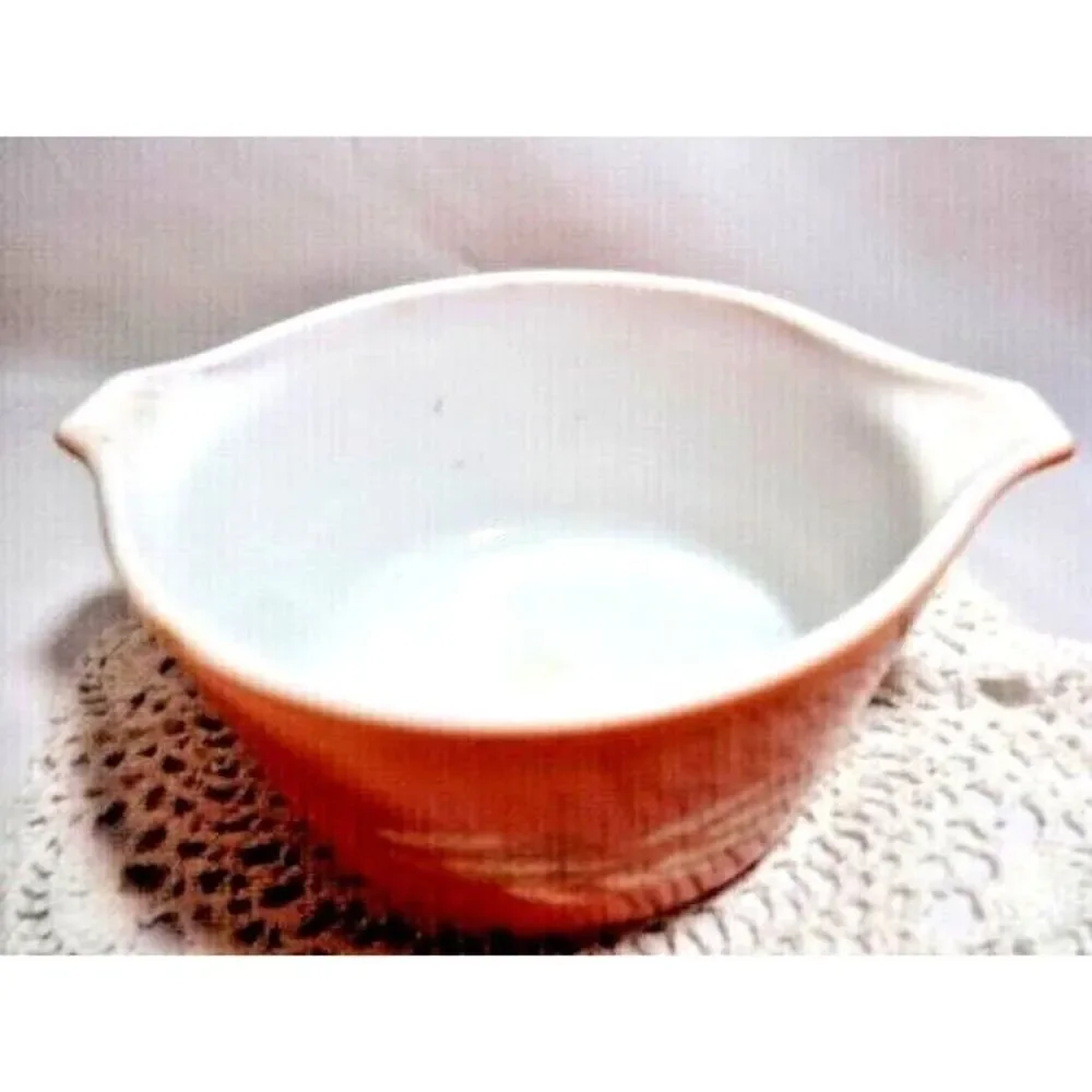 Vintage Pyrex Autumn Harvest Wheat Casserole Bowl 473-B 1-Qt Rust Color No Lid